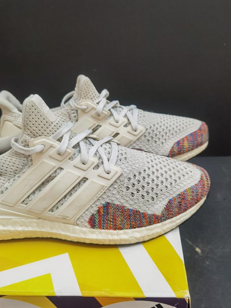 adidas Ultra Boost 1.0 Multi Color Toe White Men s Fashion