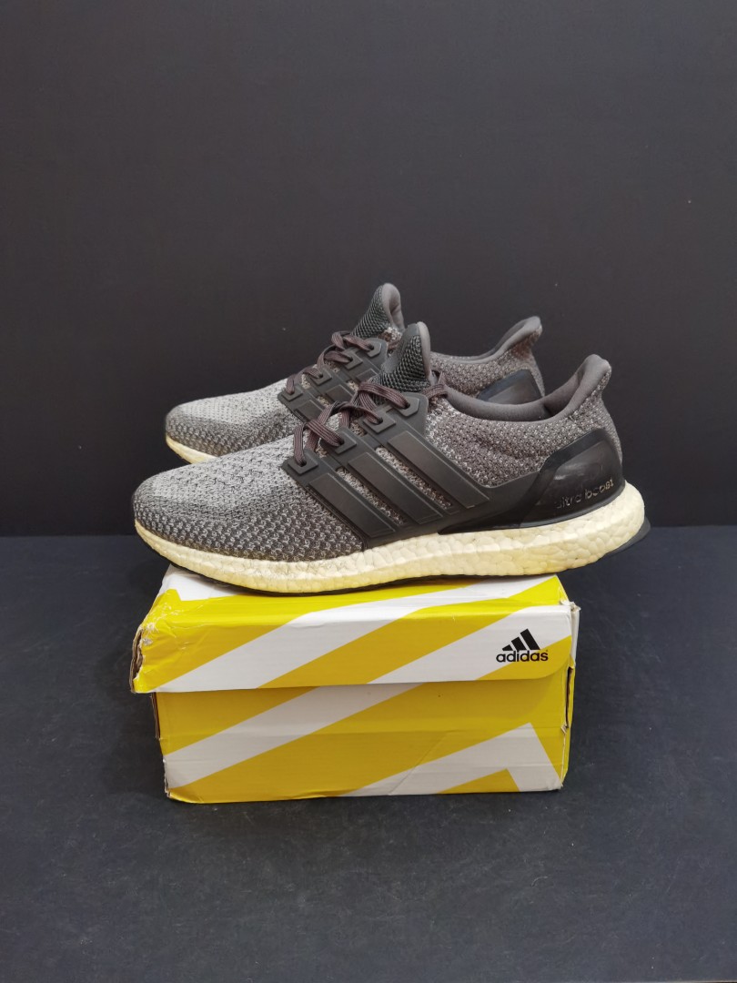 Adidas Ultra Boost 2.0 Solid Grey Men s Fashion Footwear Sneakers on Carousell