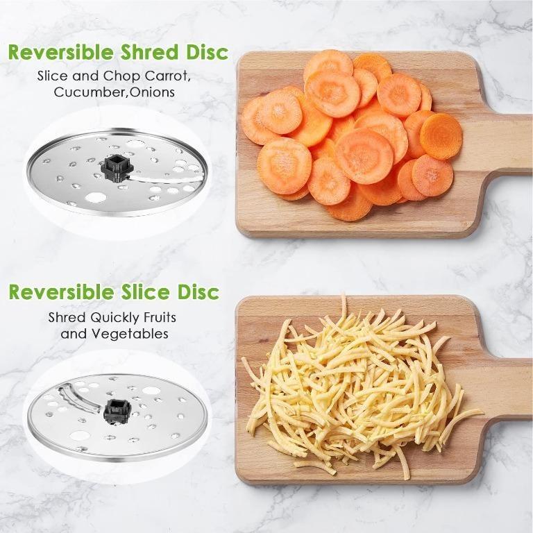 Aicok FP9042AGS Food Processor, Multifunctional 1.8L Electric Food