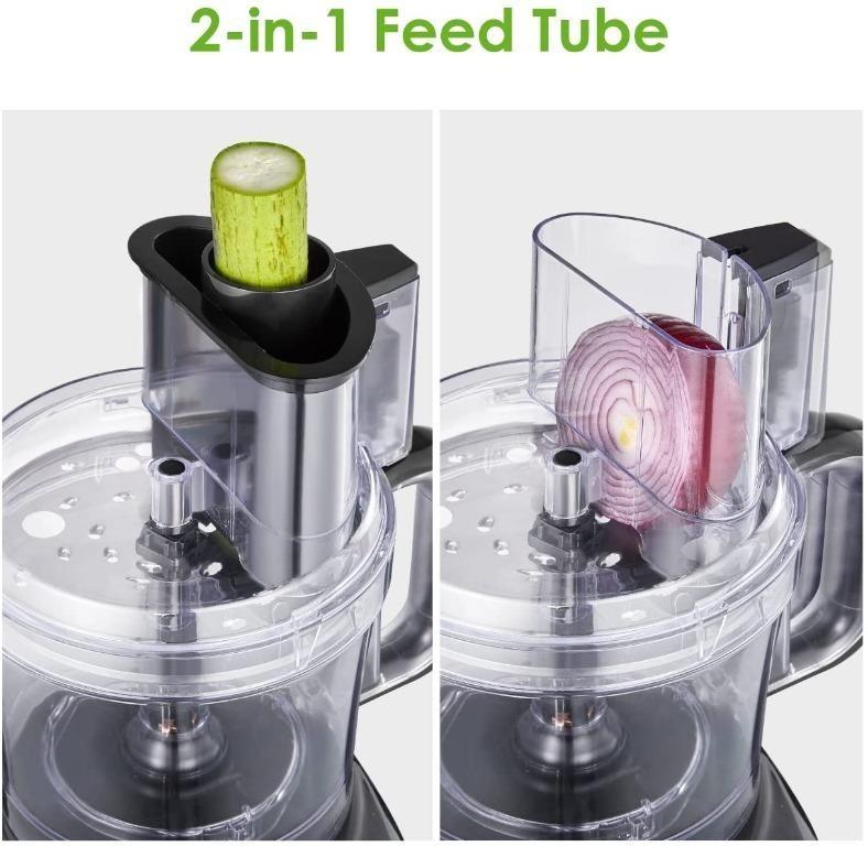 Aicok FP9042AGS Food Processor, Multifunctional 1.8L Electric Food