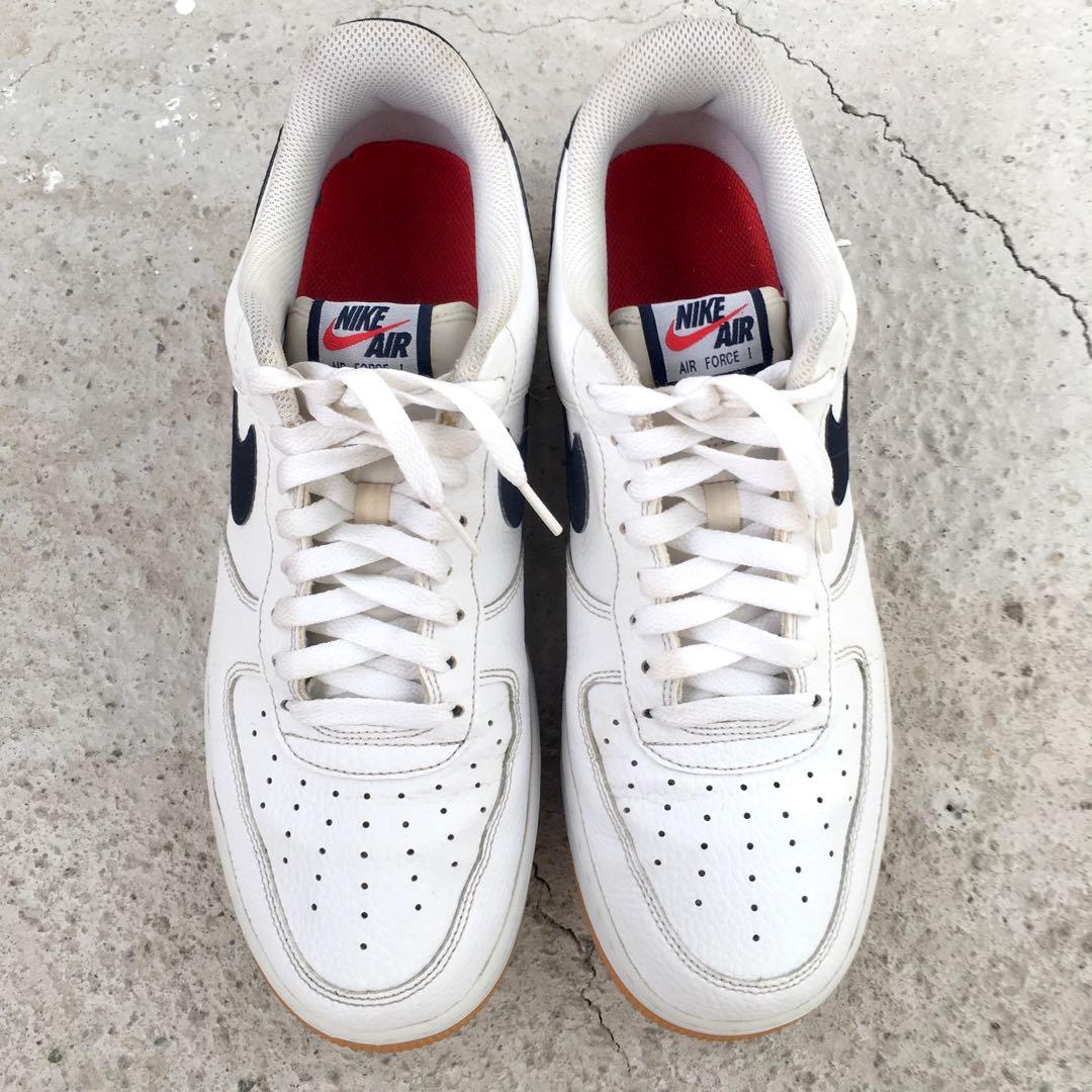 Air force 1 white obsidian university red sales