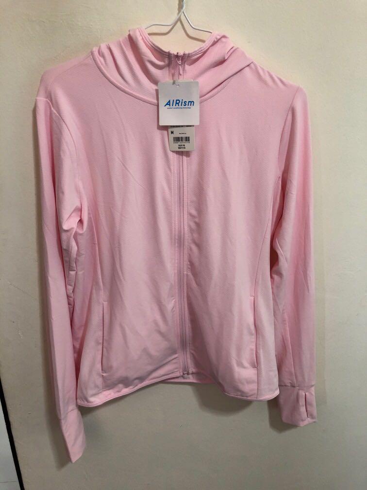 Uniqlo airism uv cut mesh long sleeve hoodie 2025