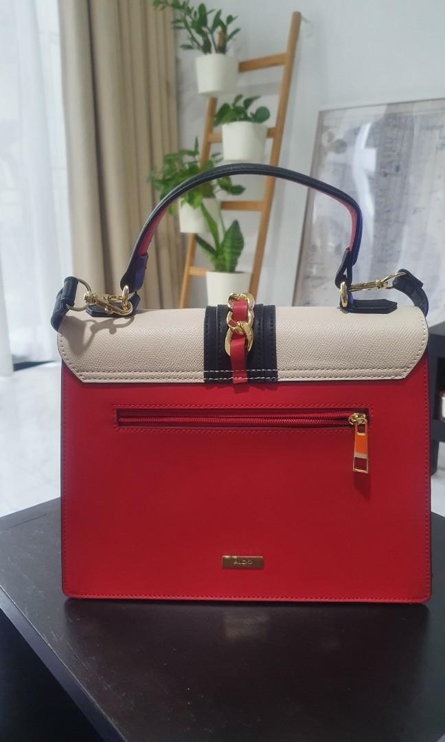 Aldo red and black bag top