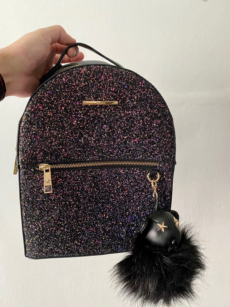 aldo glitter backpack