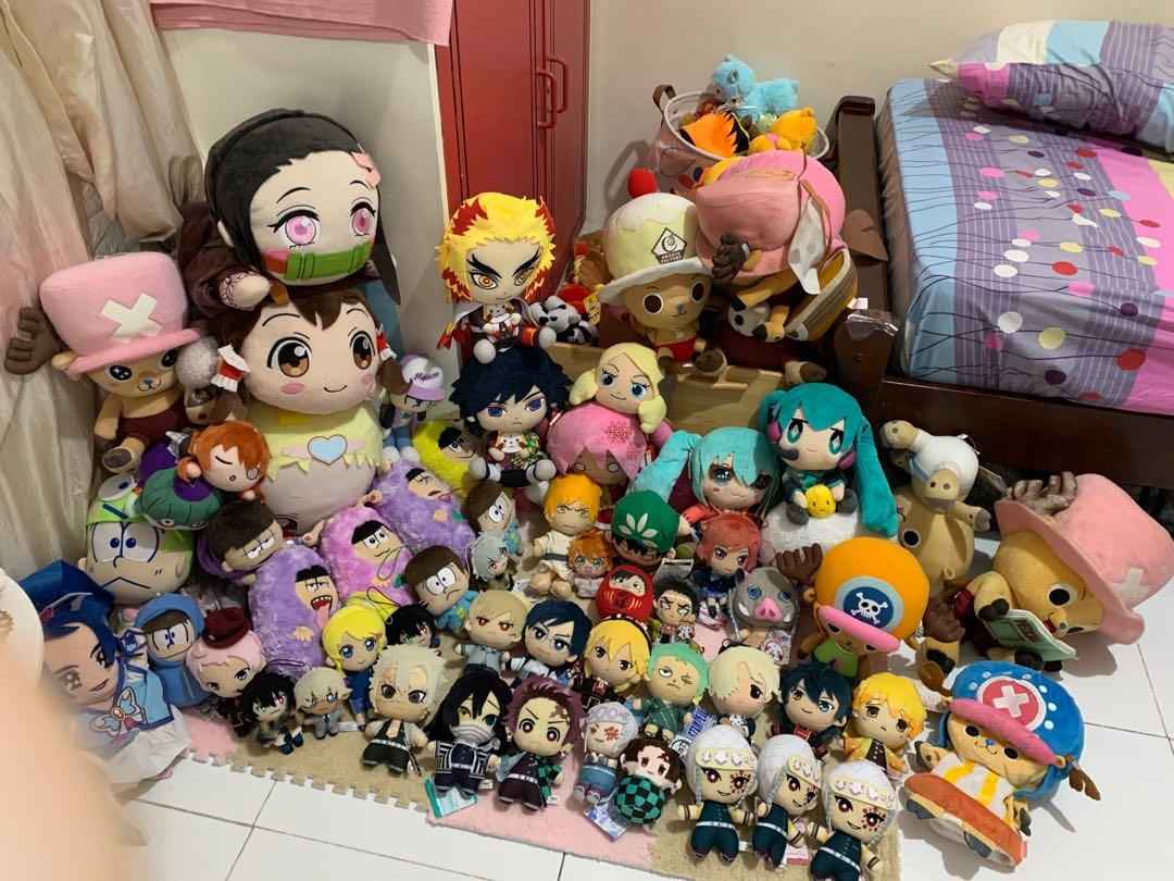 Anime Plushies ( Demon Slayer, Idolish 7, Yuri on Ice, Ensemble Stars,  etc.), Hobbies & Toys, Toys & Games on Carousell