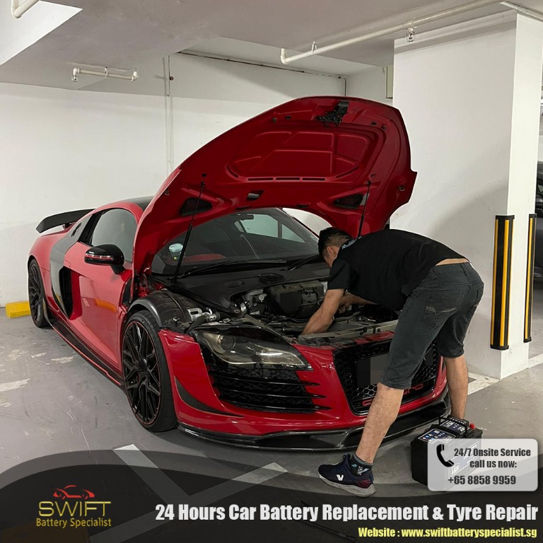 Audi R8 Car Battery PROFESSIONAL SERVICE, Car Accessories, Electronics ...