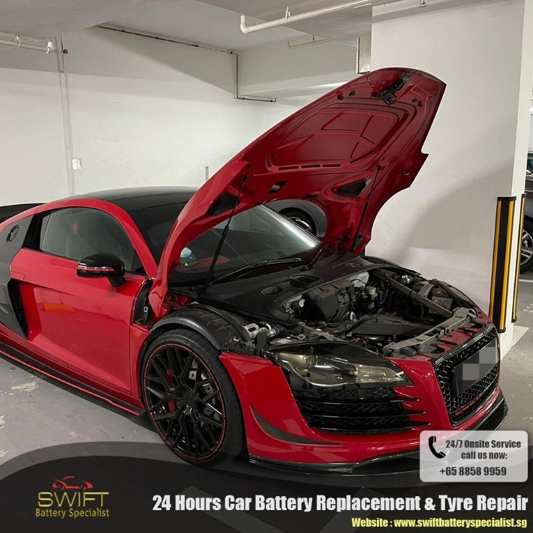 Audi R8 Car Battery PROFESSIONAL SERVICE, Car Accessories, Electronics ...