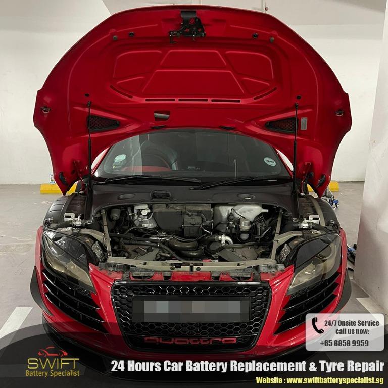 Audi R8 Car Battery PROFESSIONAL SERVICE, Car Accessories, Electronics ...
