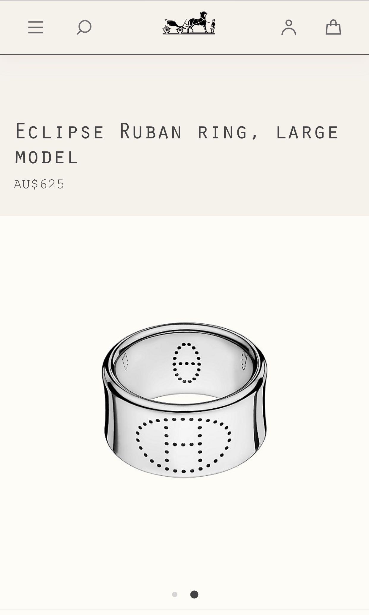 Hermes hotsell eclipse ring