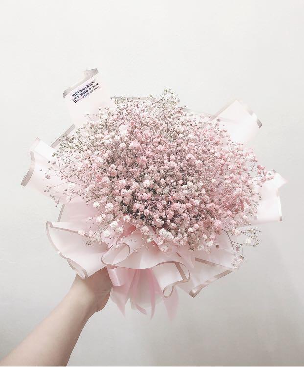 Baby Breath Bouquet Design Craft Others On Carousell