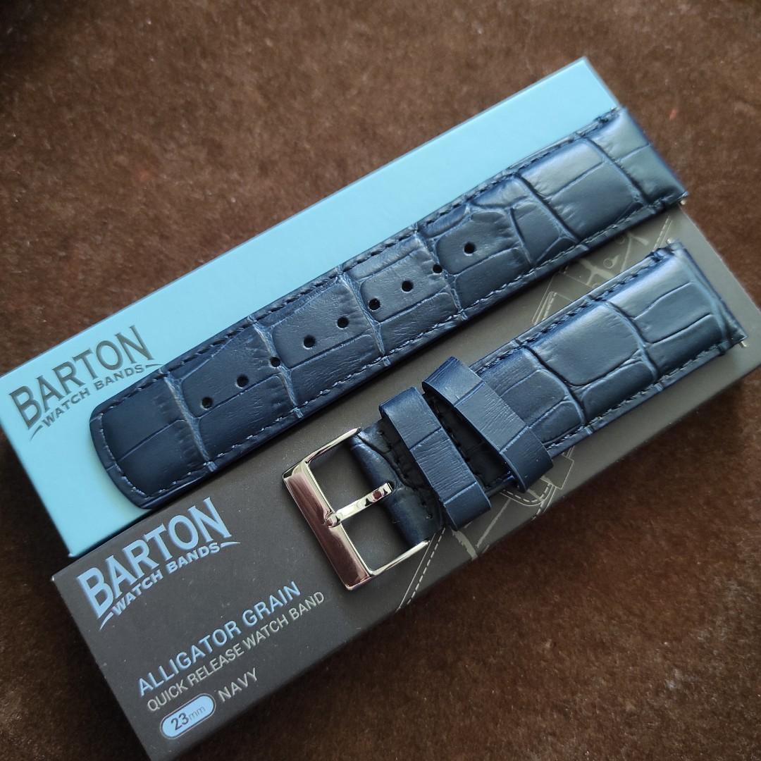 Barton Alligator Grain Watch Bands