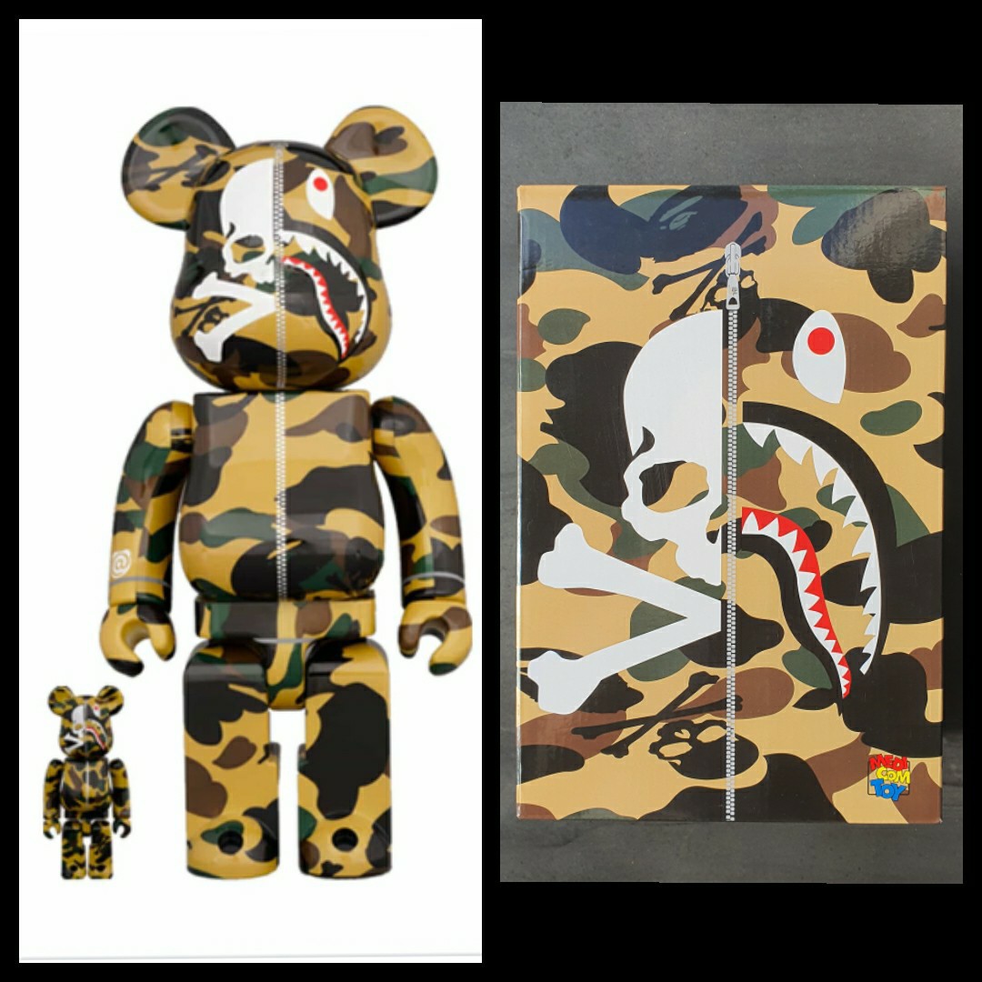 BEARBRICK Bape x Mastermind 400% 100% AUTHENTIC, Hobbies & Toys