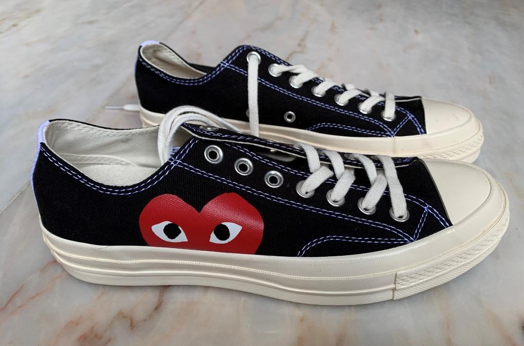 Converse with discount heart design