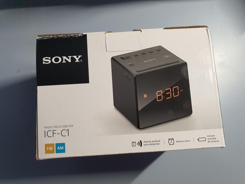 (Brand New) Sony Clock Radio (ICFC1) White, Furniture & Home Living