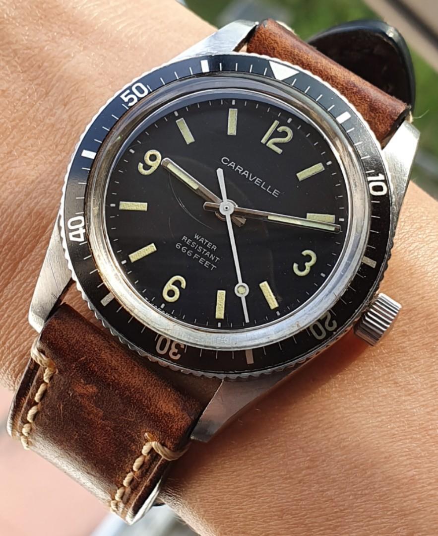 Vintage Bulova Caravelle 666 Sea Hunter