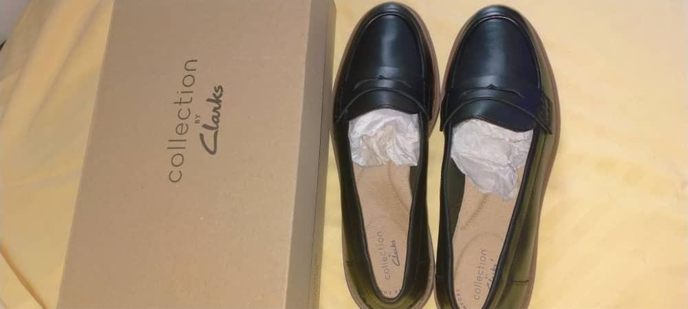 Clarks raise eletta leather womens moccasins sales