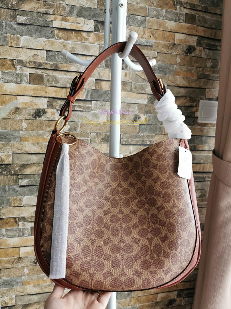 Coach sutton hobo in signature canvas deals