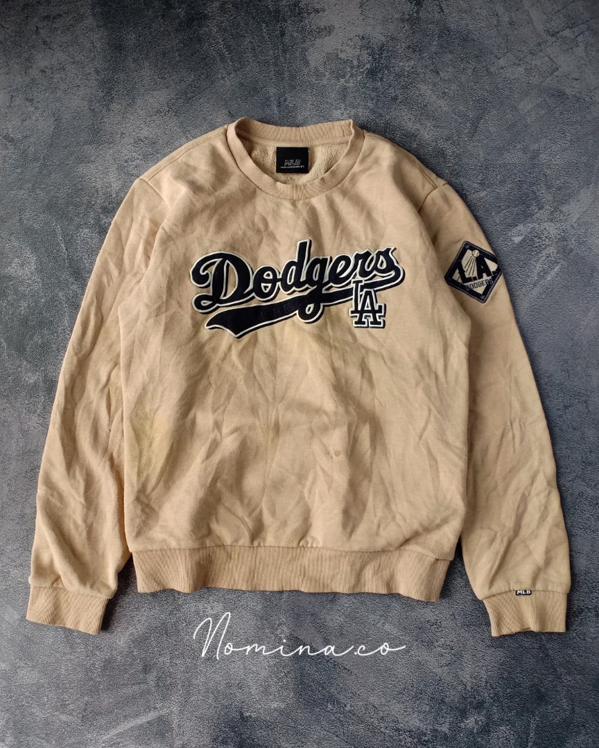 Sweater Crewneck MLB LA Dodgers Official Tag (Full Patch)