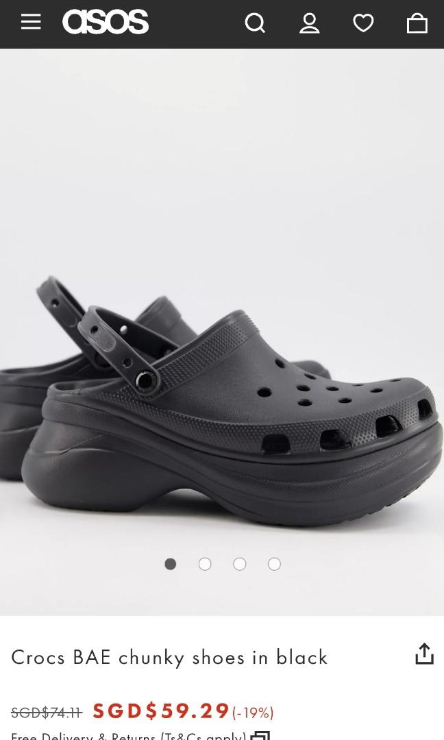 Mens size 10 black crocs Outlet