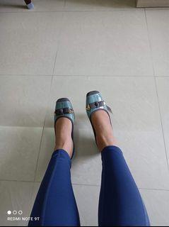 blue!French brand,size 36-40,two colors,black shoe,white ,green,Turquoise,Tiffany blue flat,ballerina,OL shoes,ballet shoes ,shiny,limited,comfy,new,tweed style flats,$159,pre order