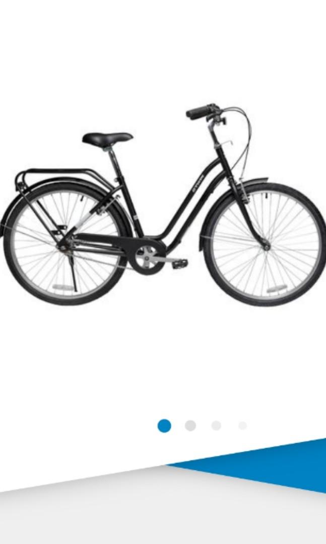 Decathlon Elop black, Sports Equipment, Bicycles & Parts, Bicycles on