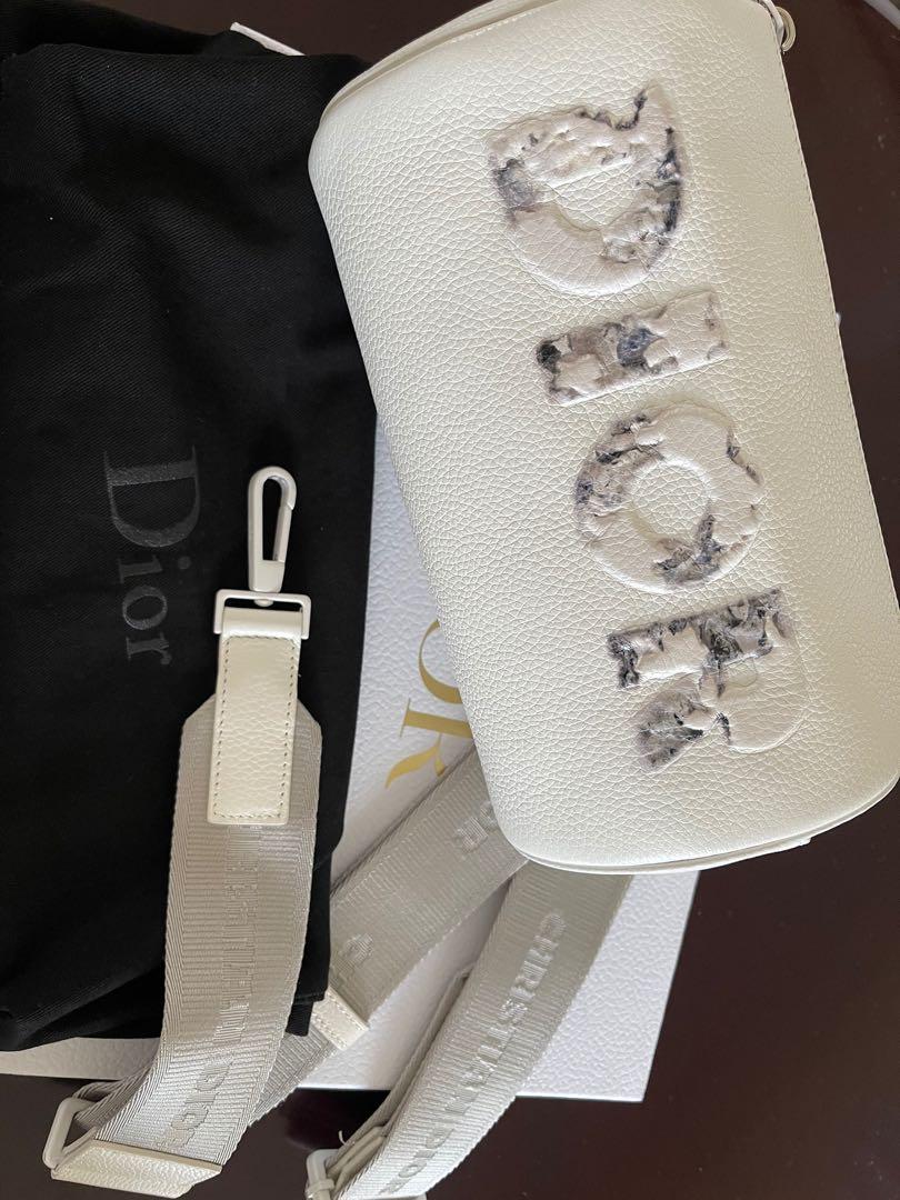 Dior x Daniel Arsham Limited Ed Leather Roller Bag, Luxury, Bags