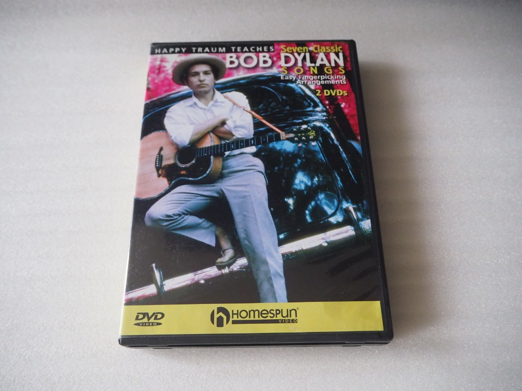 DVDx2,SEVEN CLASSIC BOB DYLAN SONGS,EASY FINGERPICKING,WITH CHORDS