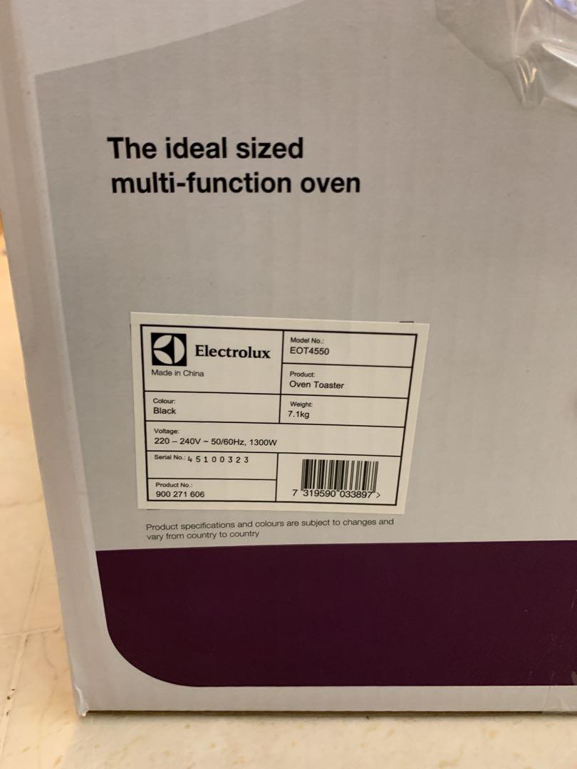 Electrolux Oven Toaster EOT 4550, TV & Home Appliances, Kitchen