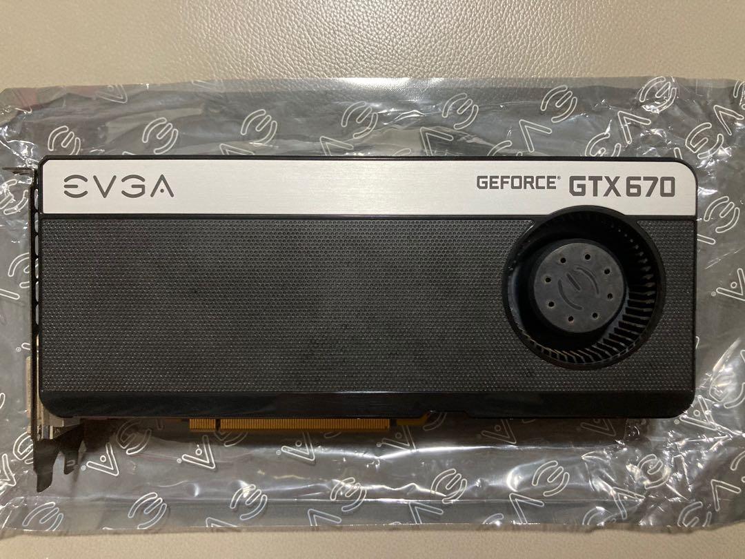 EVGA GEFORCE GTX 670 SuperClocked SC w Backplate 4GB 04G P4