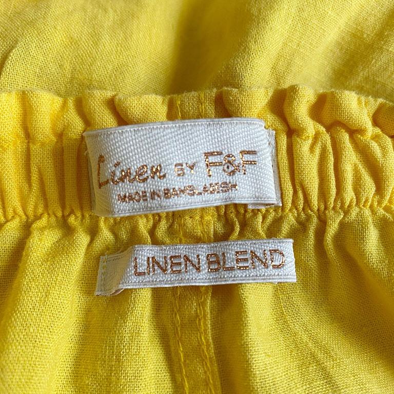 F&f yellow dress outlet