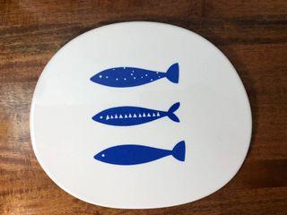 Fish Stoneware Serving Tray