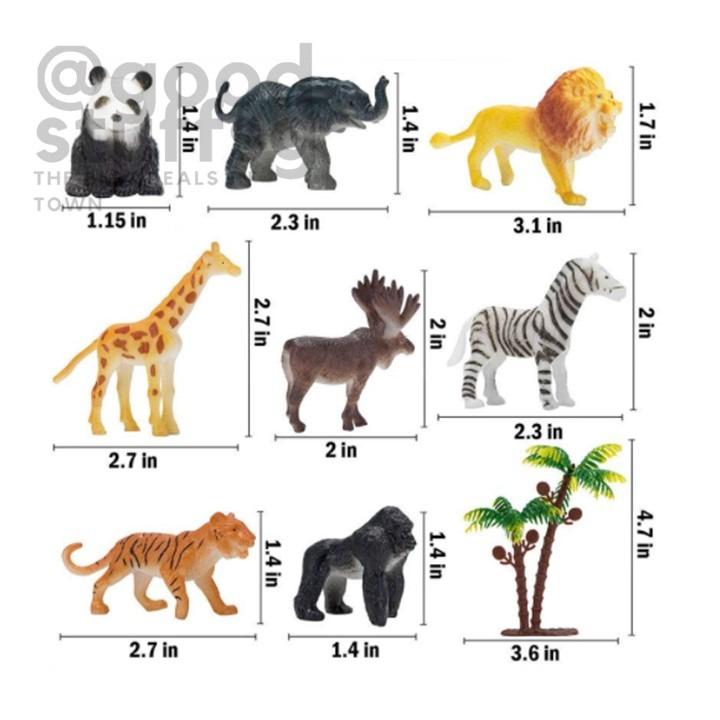 FREE 🚚] 52 Pcs Mini Realistic Safari Wild Zoo Plastic Animals Learning  Educational Toy, Hobbies & Toys, Toys & Games on Carousell