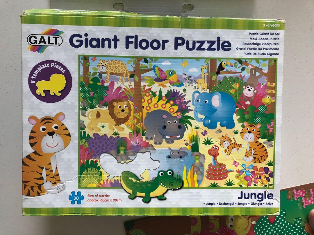 Trouwens Th In detail Galt Giant Floor Puzzle, Hobbies & Toys, Toys & Games on Carousell