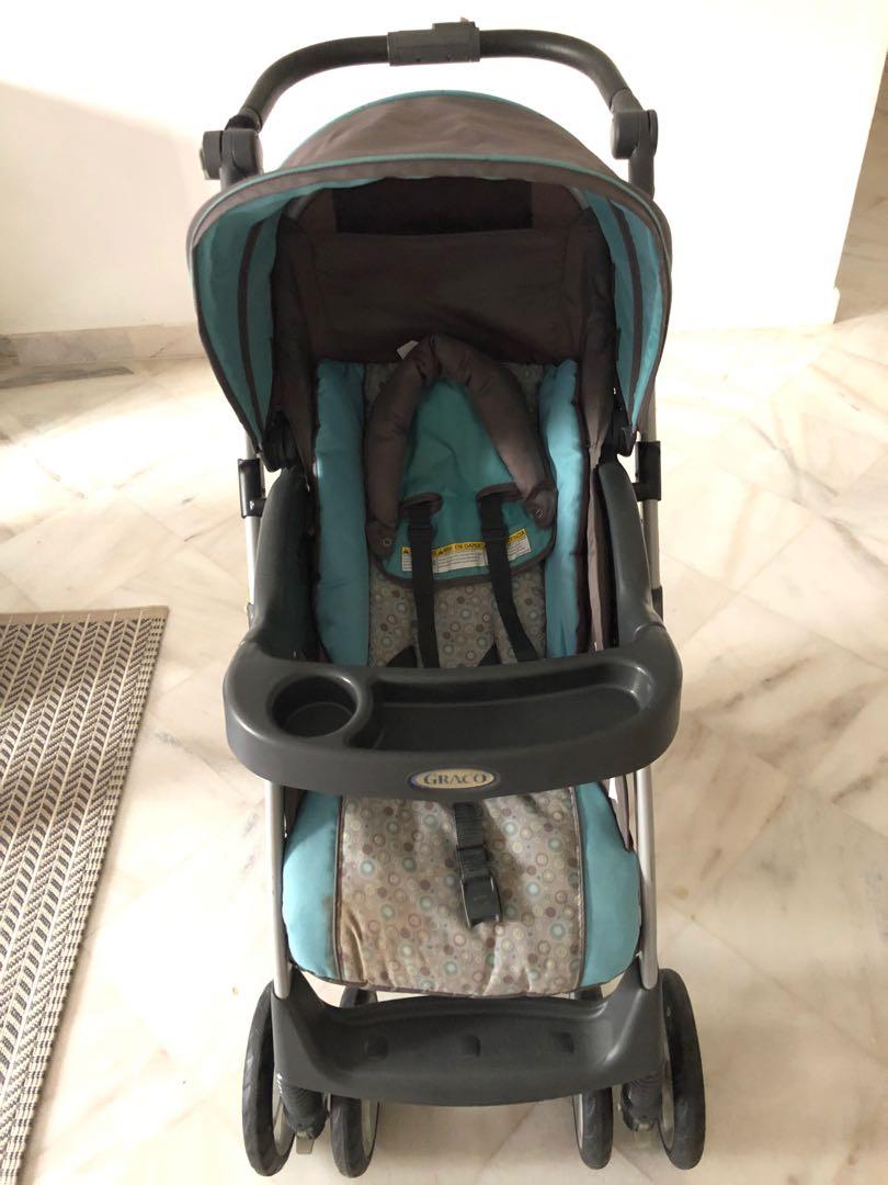 graco teal stroller
