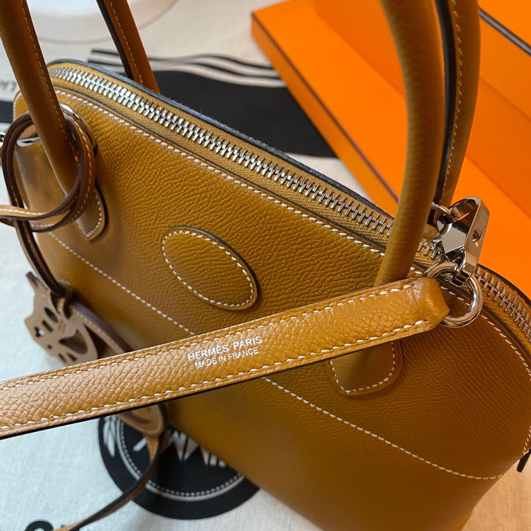 連馬頭Hermes bolide 27 + bag charm, 名牌, 手袋及銀包- Carousell