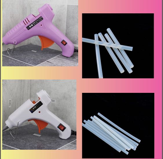Hot Glue Gun Art and CraftGlue Gun Stick, Hobbies & Toys, Stationery