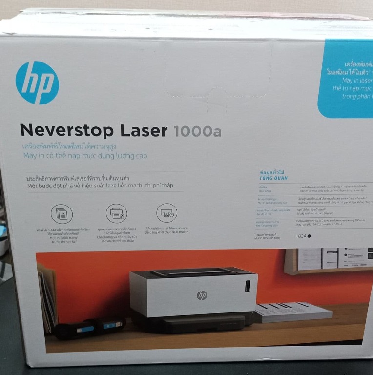 Hp Neverstop 1000a Laser Printer Computers Tech Printers Scanners Copiers On Carousell
