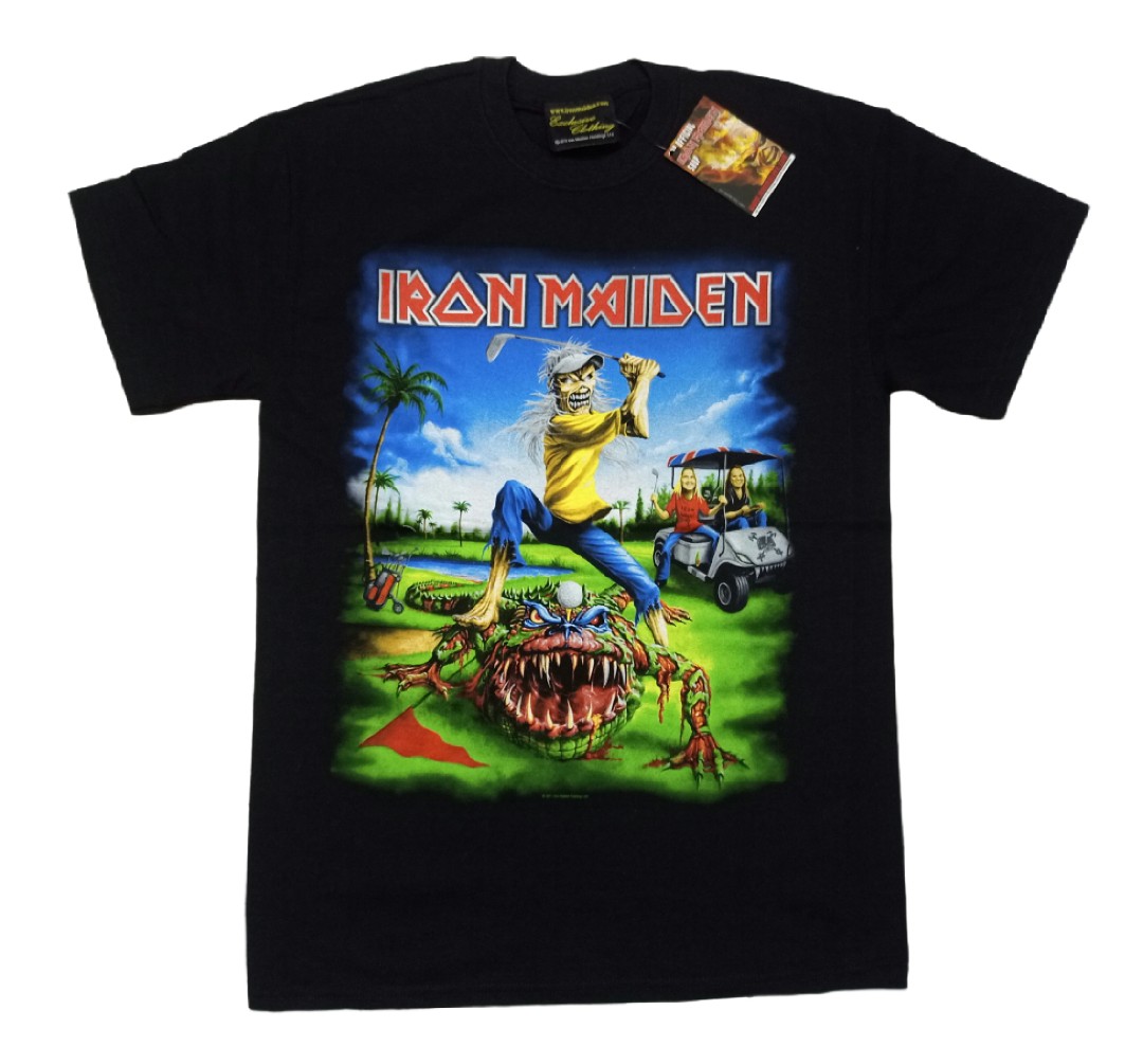 Iron maiden golf hotsell shirt