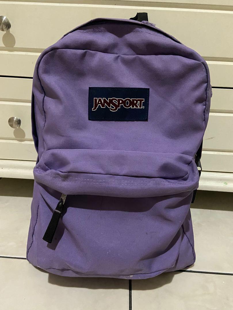 lavender jansport backpack