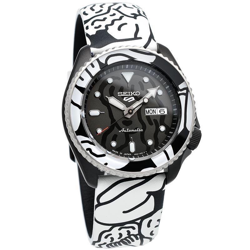 jdm bnib seiko kanji date seiko 5 sports auto moai limited edition sbsa123 made in japan jdm men watch men s fashion watches accessories watches on carousell