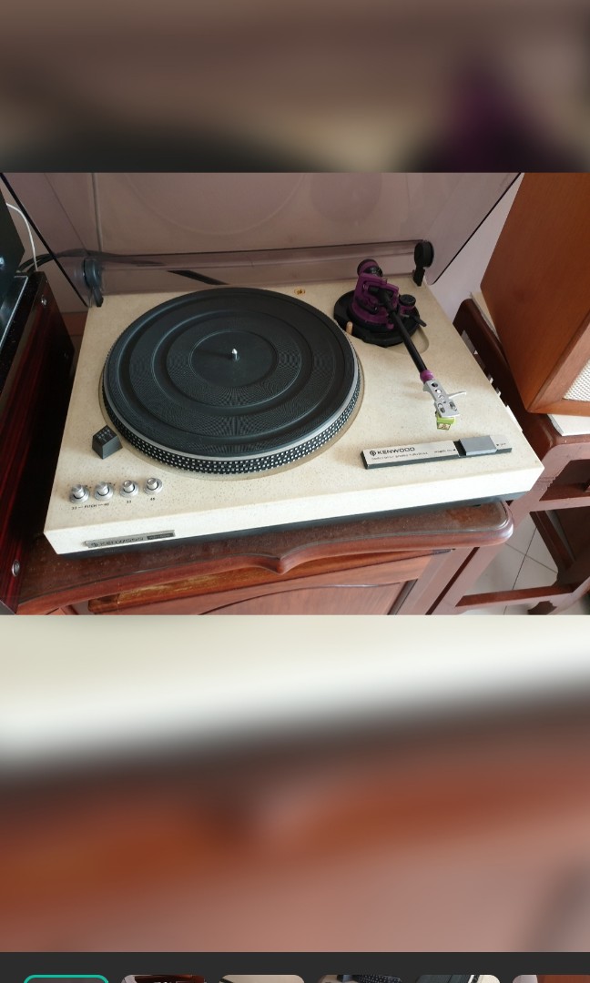 Kenwood turntable KD 500 direct drive, Audio, Soundbars, Speakers