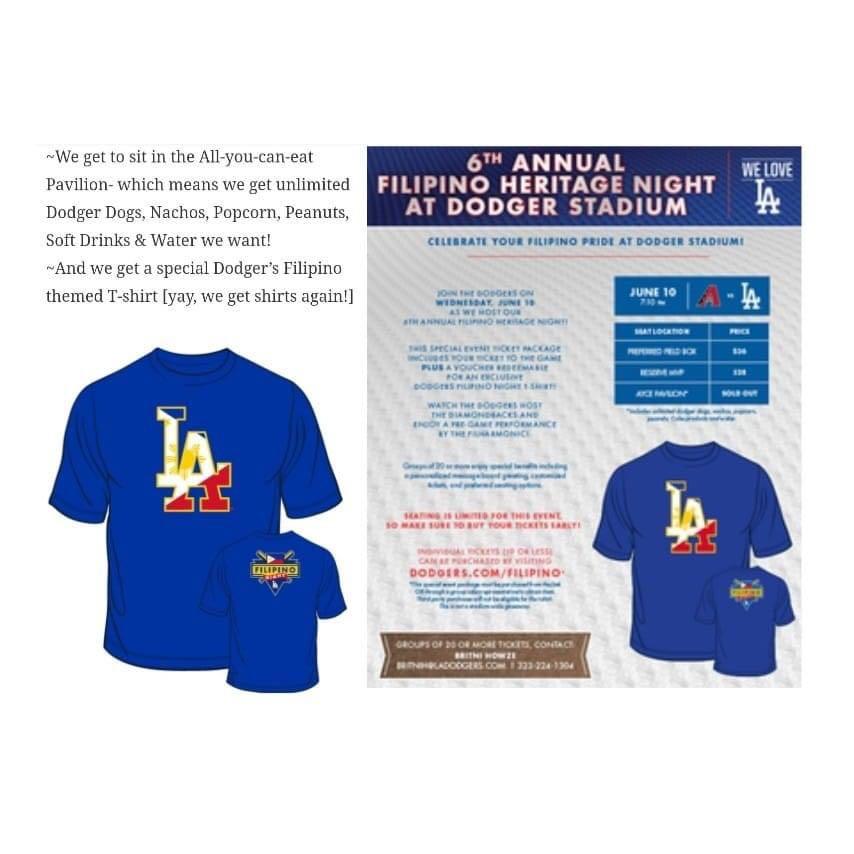 Filipino Heritage Night Jersey SGA Los Angeles Dodgers 2023 ( Size XL )