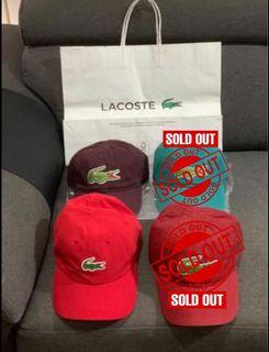 Lacoste Caps red/maroon /green/brown  (Unisex)