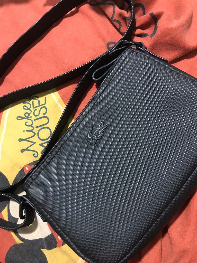 lacoste mini sling bag