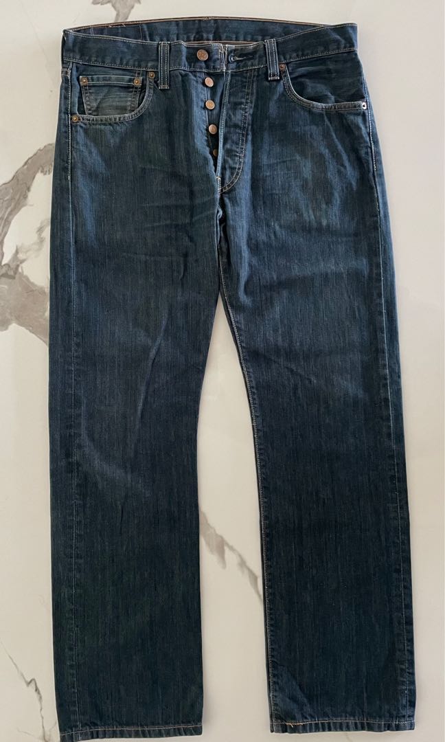 Levi 501 jeans waist 33in leg 32in Men s Fashion Bottoms Jeans on Carousell