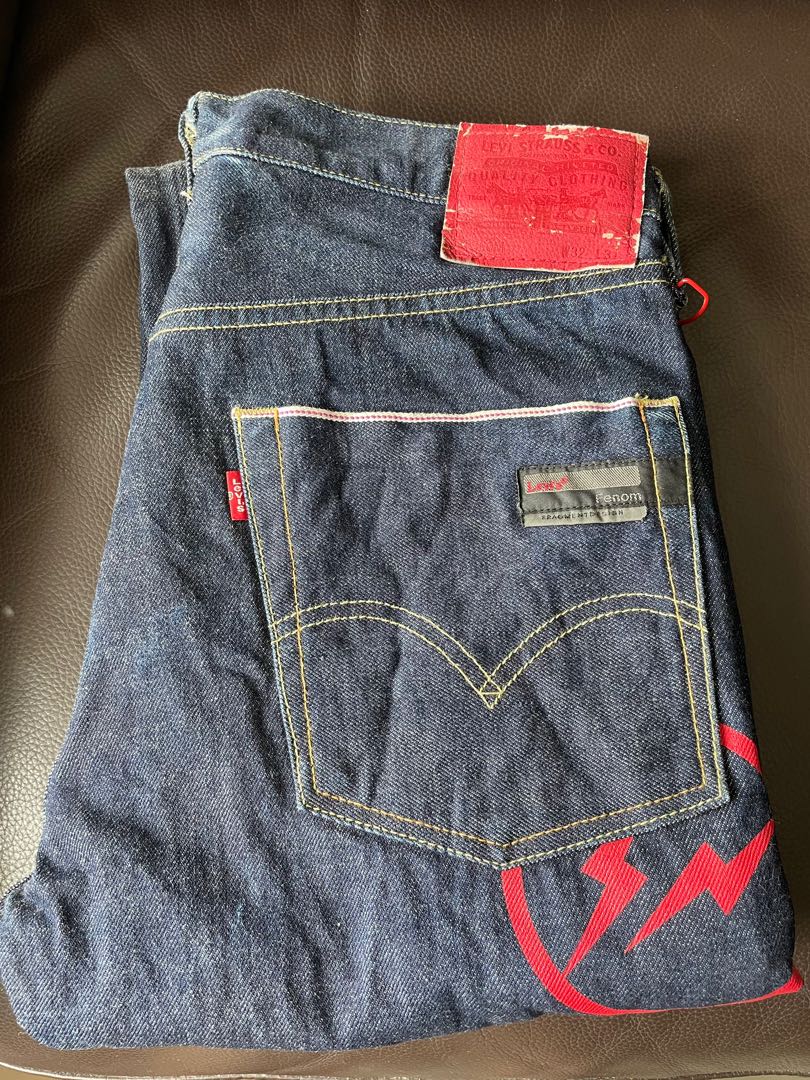 Levi's x Fenom Red Package 紅電W32 L31, 男裝, 褲＆半截裙, 牛仔褲