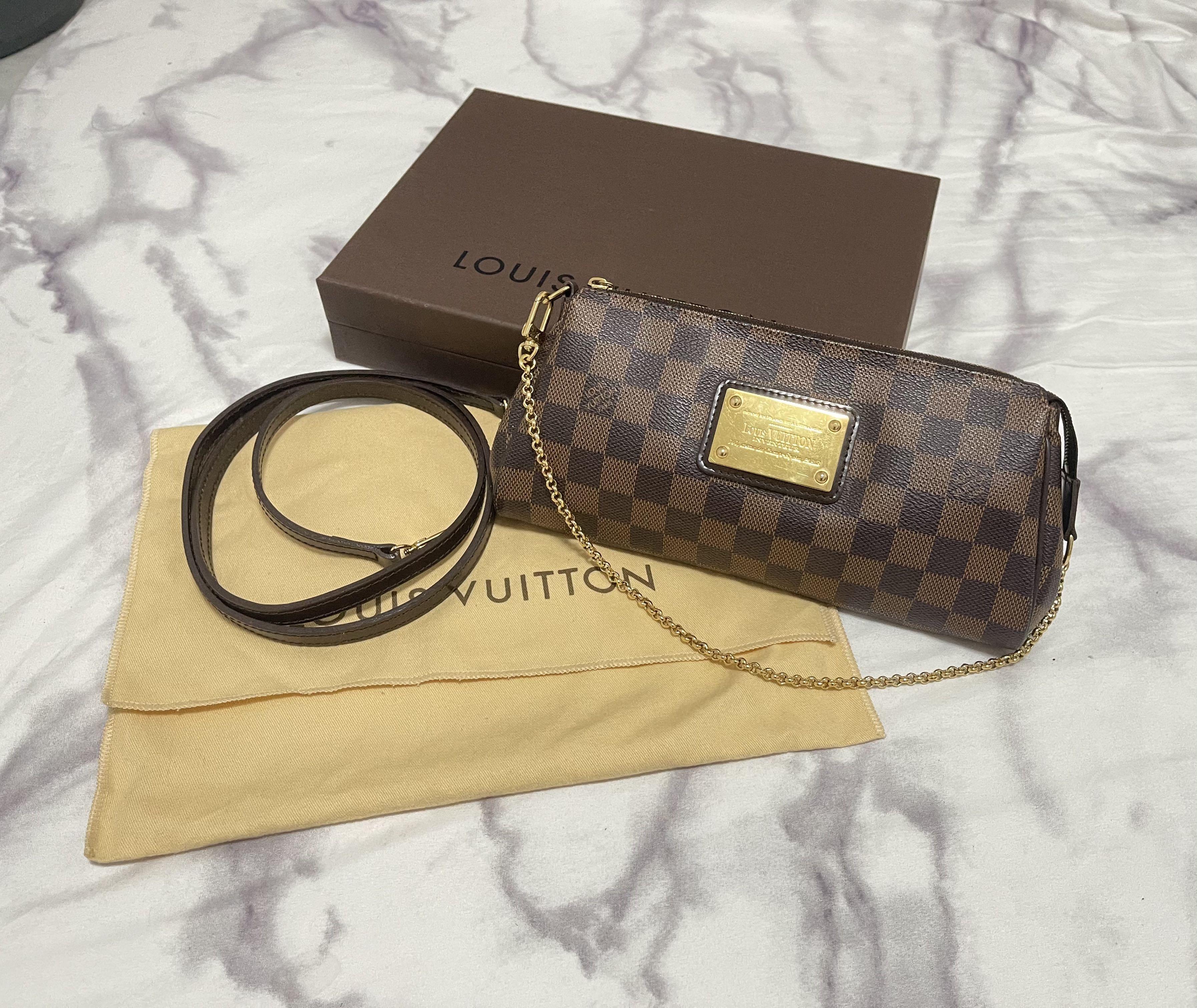 Louis Vuitton Damier Ebene Eva Crossbody Clutch - A World Of Goods For You,  LLC