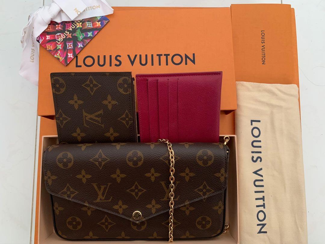 Authentic LV Felicie Pochette in Rose Poudre, Luxury, Bags & Wallets on  Carousell