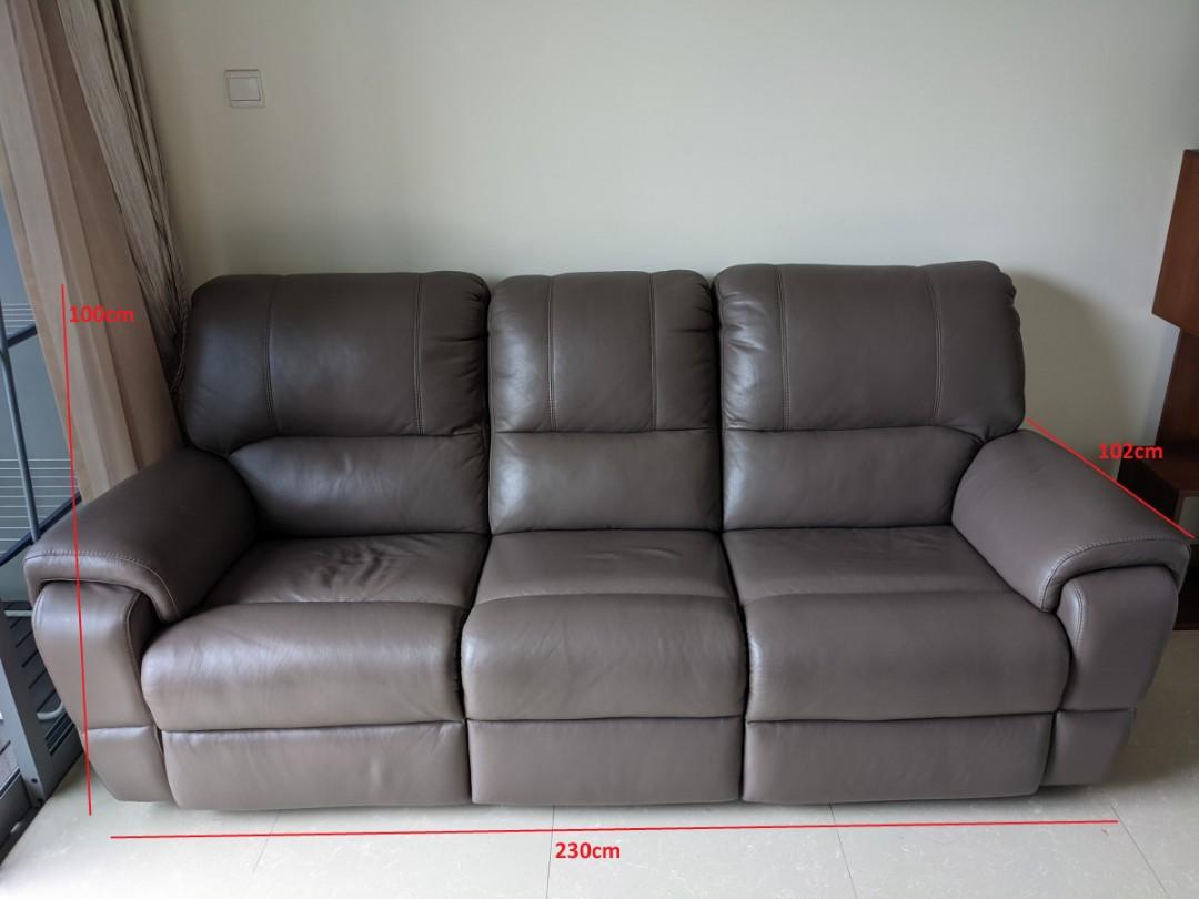 Lounge Sofa (Extendable Footrests), Furniture & Home Living, Furniture