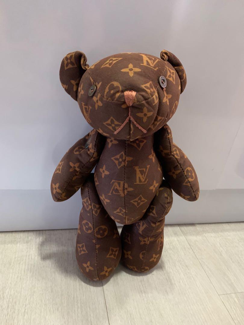 Because guy needs Louis Vuitton monogram teddy bear